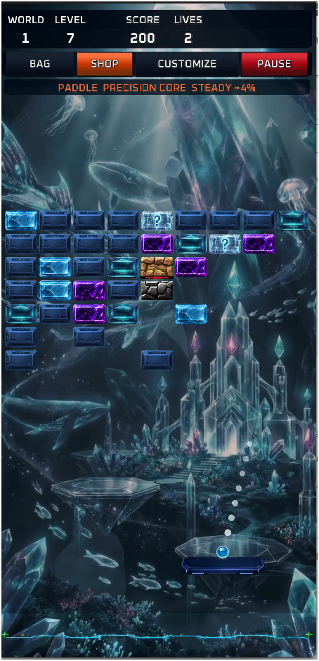 Crystal world stage